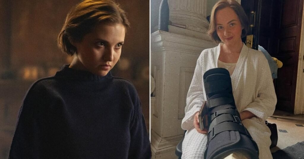 Netflix Star Mia McKenna-Bruce Recruits Sister as Body Double After Foot Injury