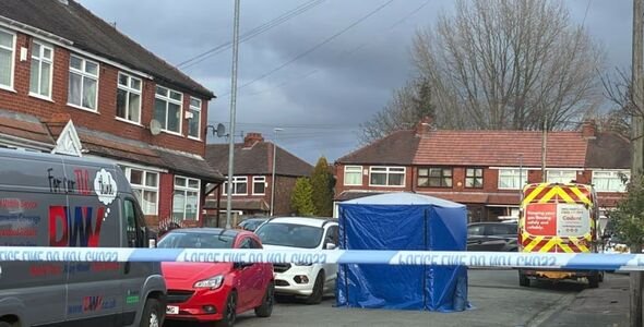 Police Cordoned Off Droylsden Street After Weapon Assault Police Cordoned Off Droylsden Street After Weapon Assault