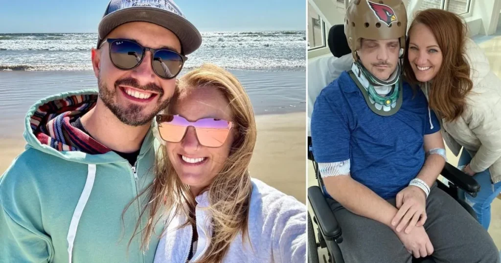 New Partner Helps Care for Brain-Injured Husband Amid Vow Criticism New Partner Helps Care for Brain-Injured Husband Amid Vow Criticism
