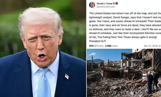 Trump Claims Iran’s Military Destroyed Weeks Early Amid Mixed Signals Trump Claims Iran’s Military Destroyed Weeks Early Amid Mixed Signals