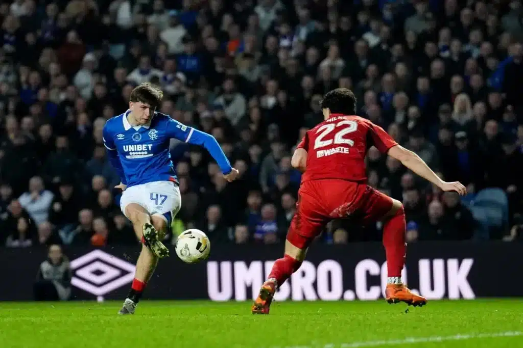 Rangers’ Mikey Moore Withdraws from England U19 Duty on Medical Grounds