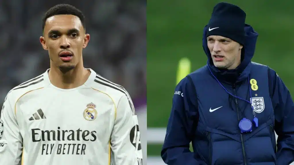 Tuchel Reacts to Alexander-Arnold’s ‘Madrid’ Post After England Snub Tuchel Reacts to Alexander-Arnold’s ‘Madrid’ Post After England Snub