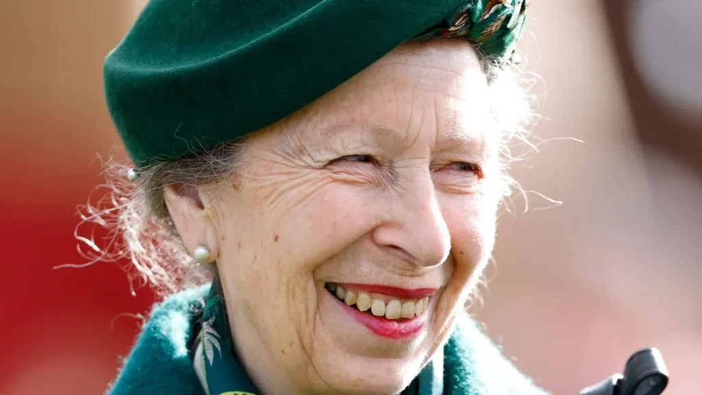 Princess Anne Shines in Turquoise Coat Dress at Easter Service