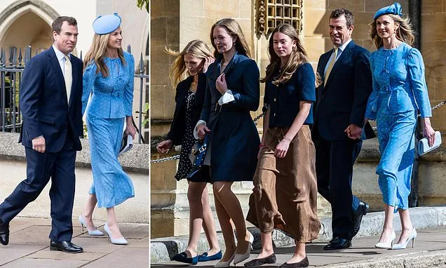 Peter Phillips’ Blended Family Debuts at Royal Easter Service Peter Phillips’ Blended Family Debuts at Royal Easter Service