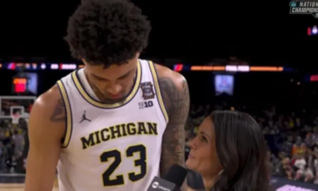 Yaxel Lendeborg’s Raw Halftime Interview Stuns Fans in NCAA Final Yaxel Lendeborg’s Raw Halftime Interview Stuns Fans in NCAA Final