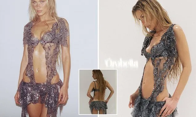 Bella Hadid Sizzles in Metallic Look for Orebella Perfume Launch Bella Hadid Sizzles in Metallic Look for Orebella Perfume Launch