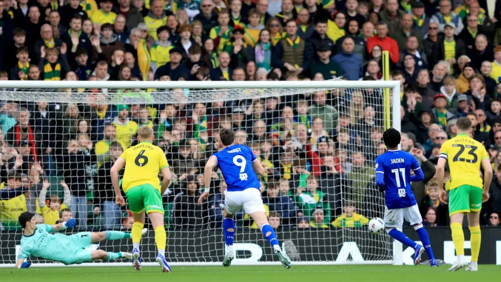 Ipswich Clinches 2-0 Derby Win Over Norwich, Eyes Promotion