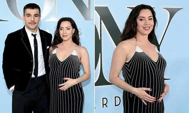 Aubrey Plaza and Christopher Abbott Debut at Tony Awards Aubrey Plaza and Christopher Abbott Debut at Tony Awards