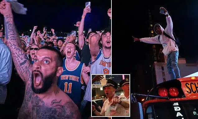 Knicks Championship Sparks Wild NYC Celebrations, Minor Chaos Knicks Championship Sparks Wild NYC Celebrations, Minor Chaos