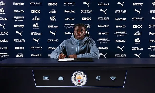 Man City Secures Jeremy Monga in £10m Deal, Beating Arsenal Man City Secures Jeremy Monga in £10m Deal, Beating Arsenal