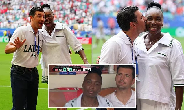 Venus Williams and Husband Andrea Preti Enjoy VIP Treatment at World Cup Match Venus Williams and Husband Andrea Preti Enjoy VIP Treatment at World Cup Match