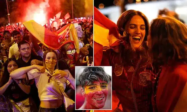Madrid Erupts in Joy as Spain Clinches Dramatic World Cup Victory Madrid Erupts in Joy as Spain Clinches Dramatic World Cup Victory