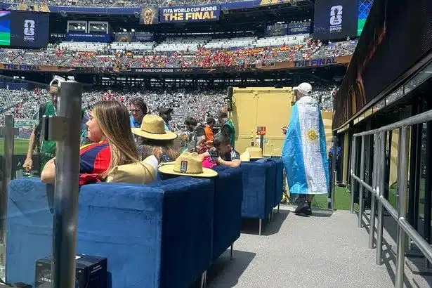 World Cup Final: Inside the Million Pitchside Sofa Seats World Cup Final: Inside the Million Pitchside Sofa Seats