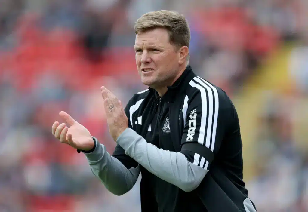 Eddie Howe Urges Bruno Guimaraes to Stay Amid Arsenal Interest Eddie Howe Urges Bruno Guimaraes to Stay Amid Arsenal Interest