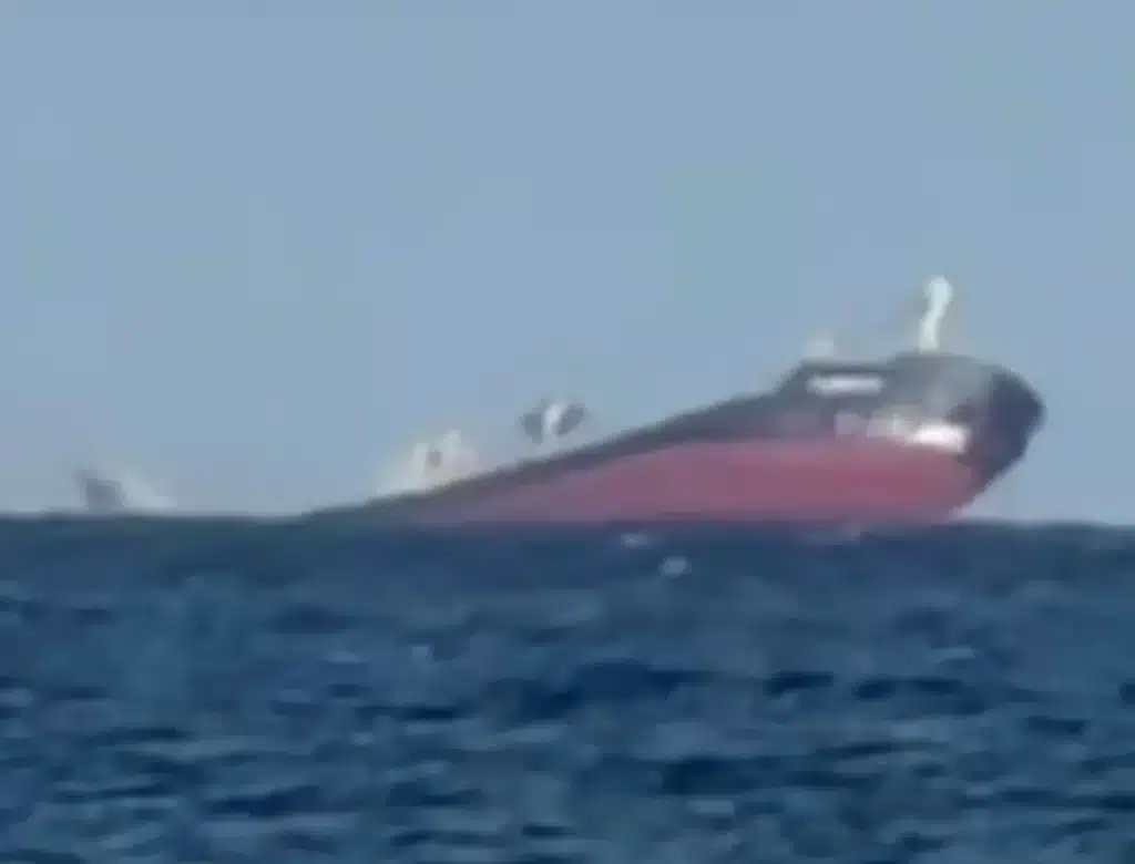 Cargo Ship Sinks in Black Sea After Russian Missile Strike Cargo Ship Sinks in Black Sea After Russian Missile Strike