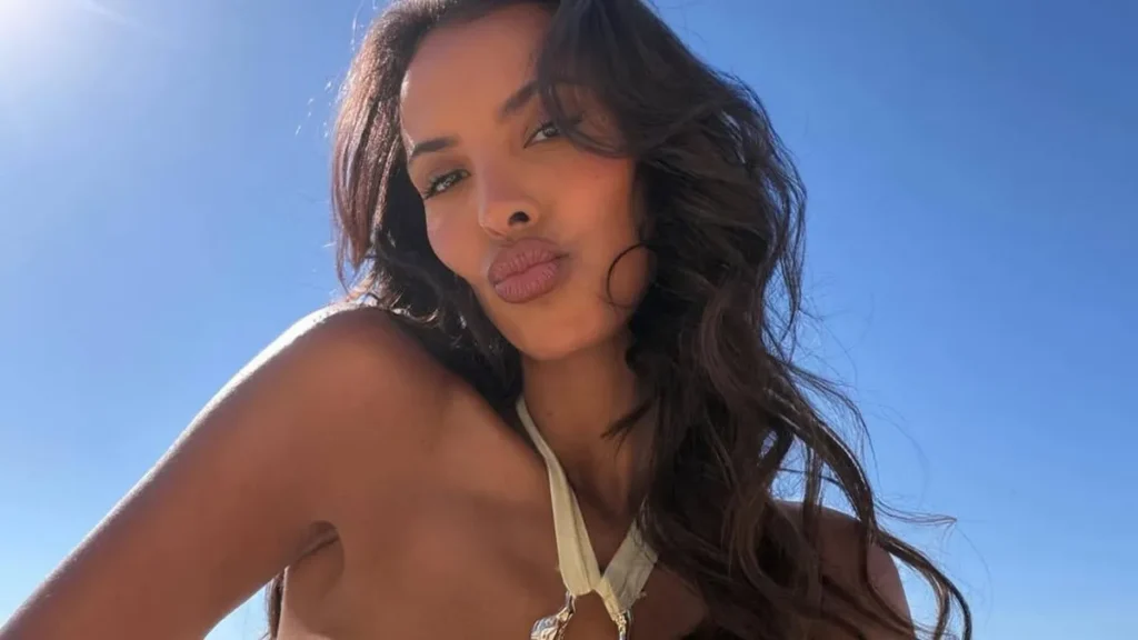 Maya Jama Embraces Swedish Roots in Sauna Photo