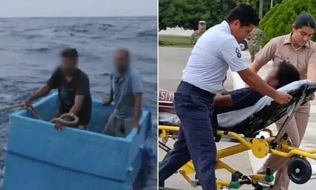 Fishermen Rescued After 5 Days Adrift on Cool Box Fishermen Rescued After 5 Days Adrift on Cool Box