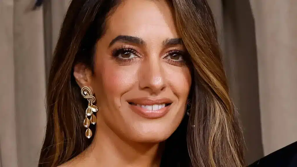 Amal Clooney Stuns in Snake-Print Skirt at Venice Film Festival