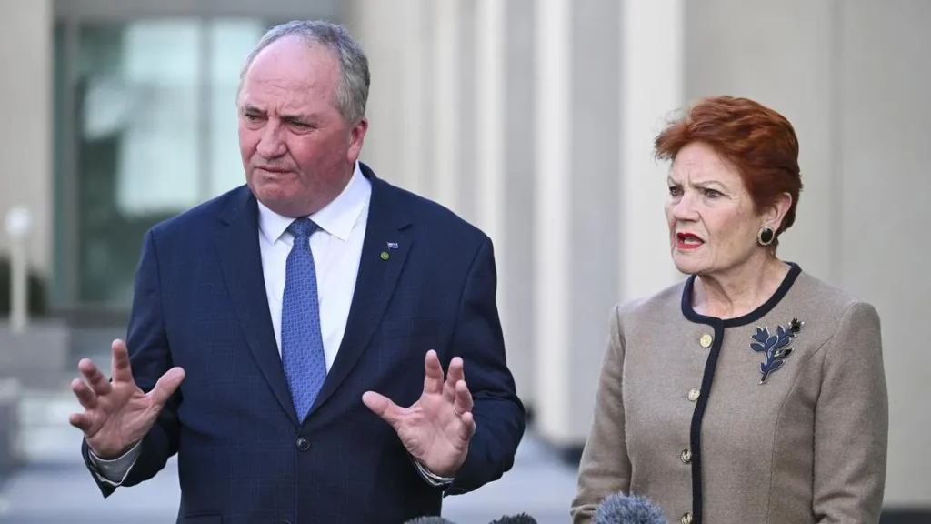 Barnaby Joyce Defends Pauline Hanson’s Criticism of PM’s Mother