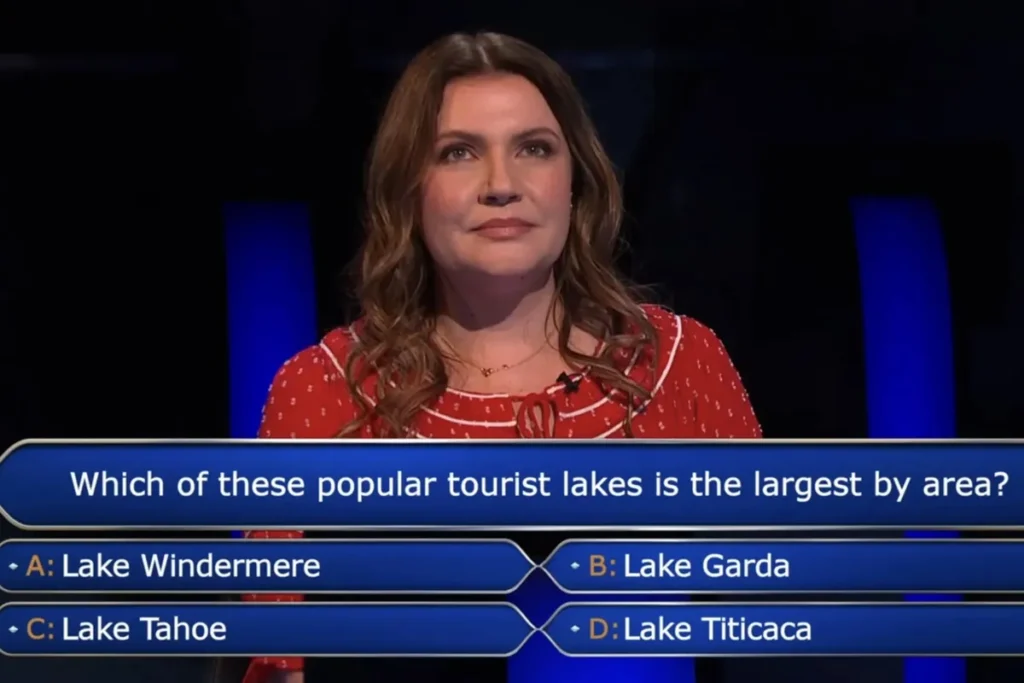 Millionaire Contestant Stumps on Tourist Lake Question; Clarkson Admits Defeat